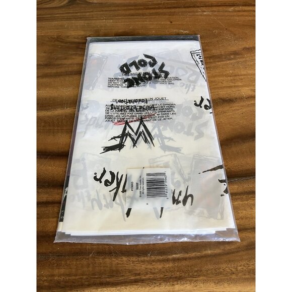 Vintage WWF Plastic Table cover Tablecloth Undertaker Steve Austin The Rock - Picture 9 of 13